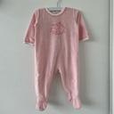 Pyjama Velours Rose Petit Bateau - 6 mois