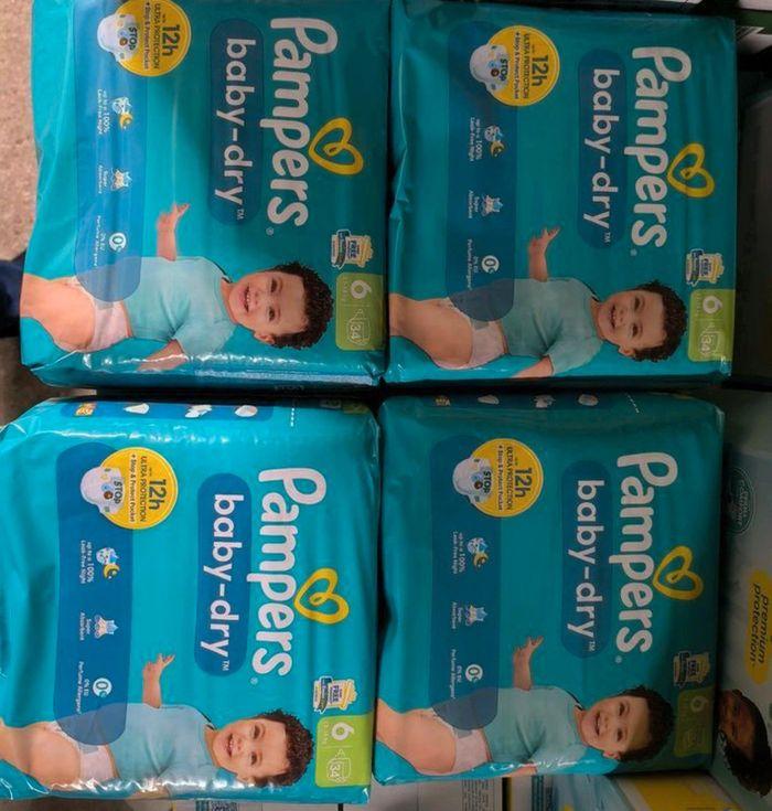 Pampers baby dry taille 6 4 sachets