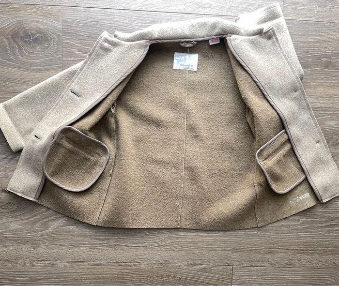 Manteau Zara fille marron taille 18/24 mois - photo numéro 4