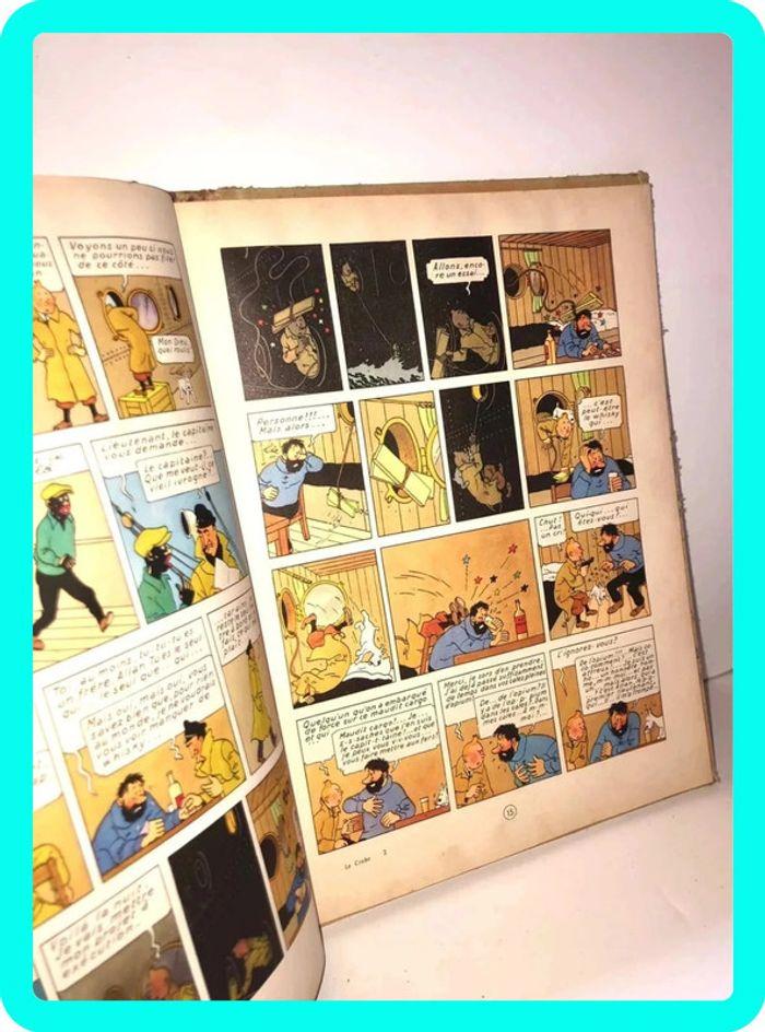 Bd Bande dessinée les aventures de tintin, le crabe aux princes d’or b23 1957 - photo numéro 5