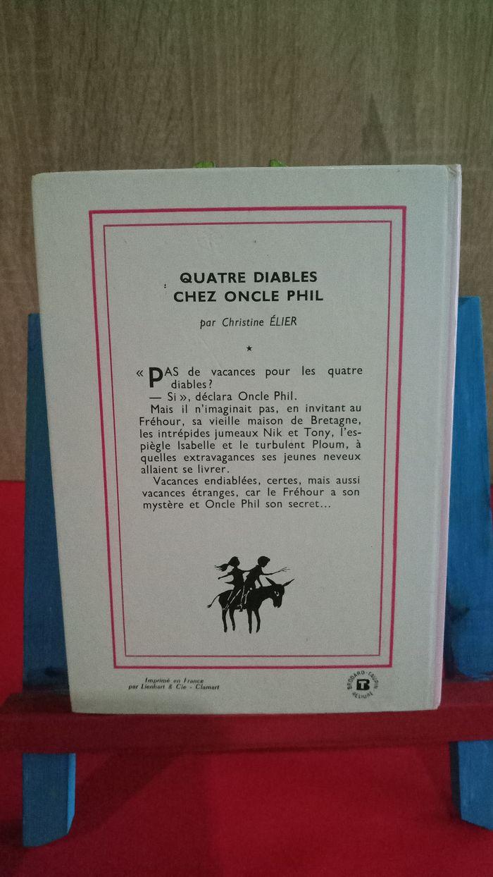 Quatre diables chez oncle Phil, 1964, n° 170, bibliothèque rose - photo numéro 2