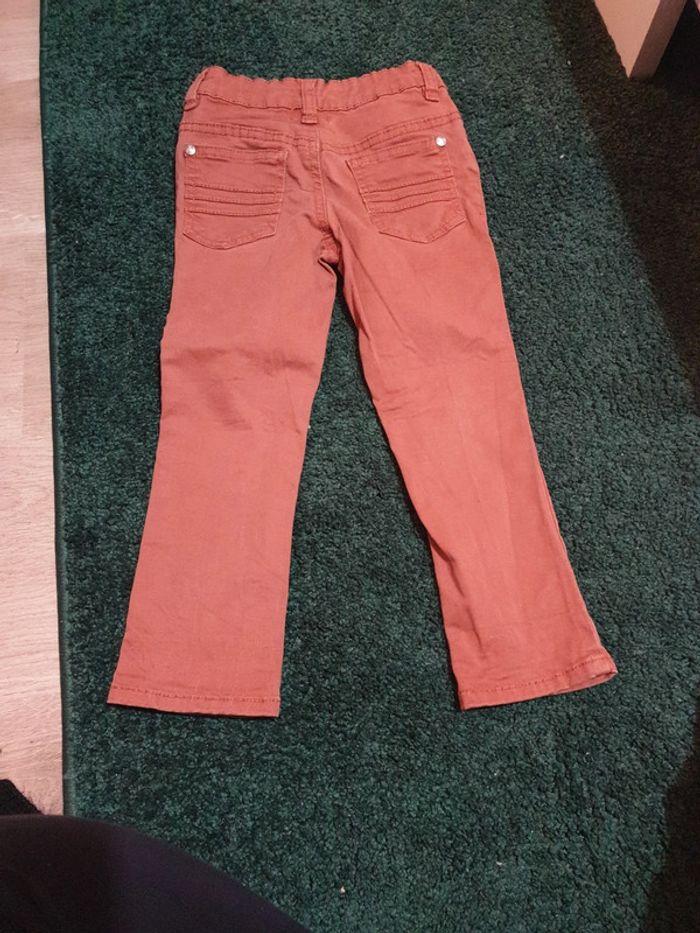 Pantalon slim marron taille 3ans. - photo numéro 2