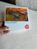 Puzzle 100 pieces dinausore age + 3 ans