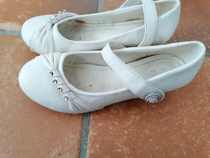 Chaussures fille habillées mariage fête baptême blanche - photo numéro 2