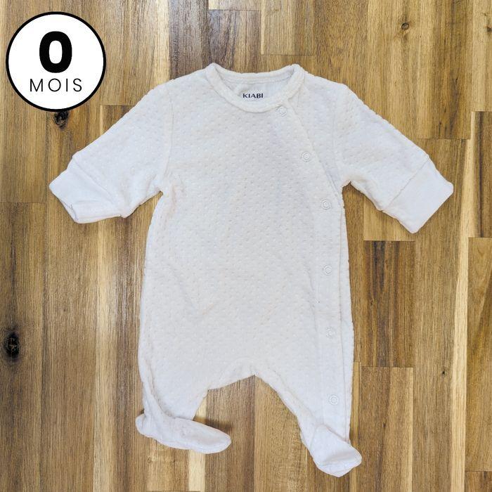 Lot pyjama + 2 body blanc - Taille naissance / 0 mois - neuf - photo numéro 2