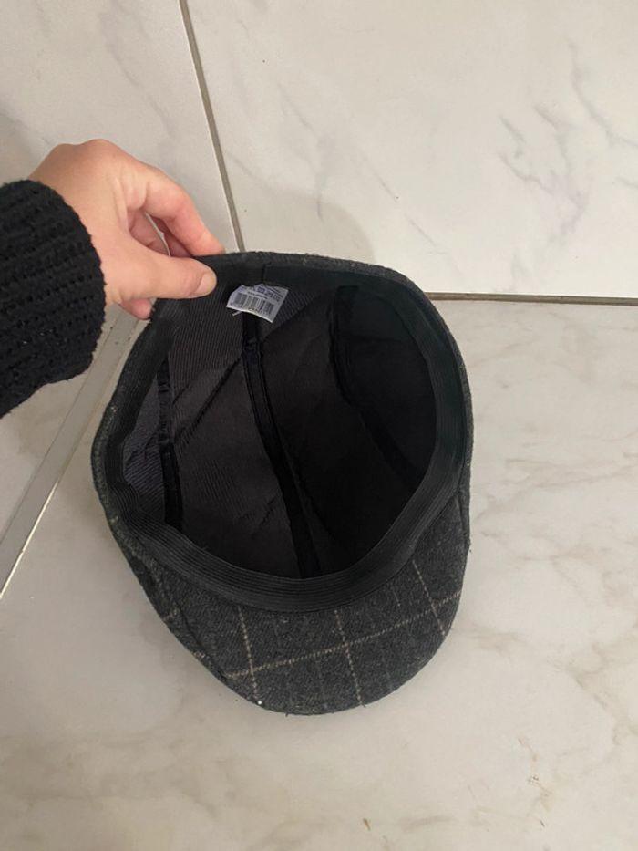 Casquette béret à carreaux - photo numéro 5