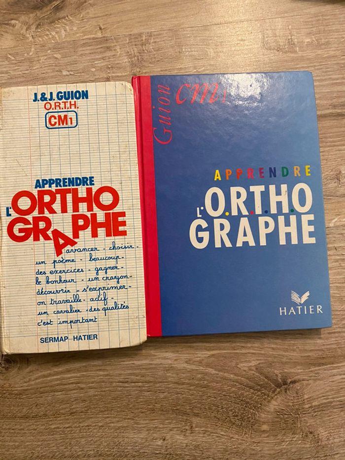 Livre orthographe cm1 - photo numéro 1