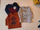 Lot de 3 tee shirts à manches longues