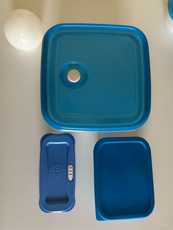 Lot Tupperware bleu - photo numéro 2