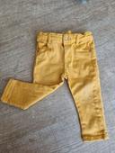 Jeans jaune moutarde 12 mois mixte