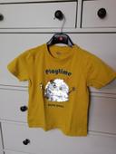 Tee-shirt jaune Playtime garçon 6 ans