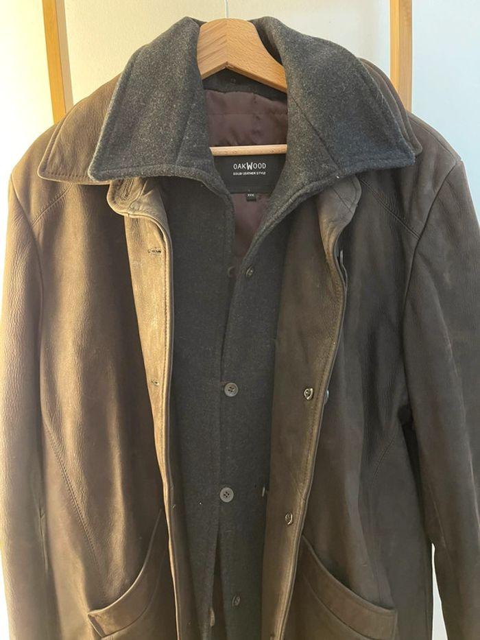 veste blouson en cuir - photo numéro 8