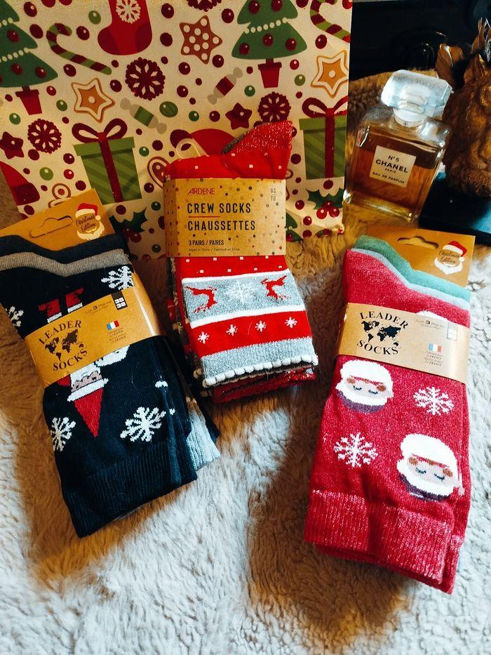 Lot chaussettes Noël Leader socks lo - photo numéro 1