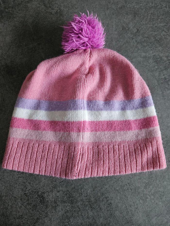 Bonnet hiver enfant fille - rose - taille unique enfant - Peppa Pig - photo numéro 3