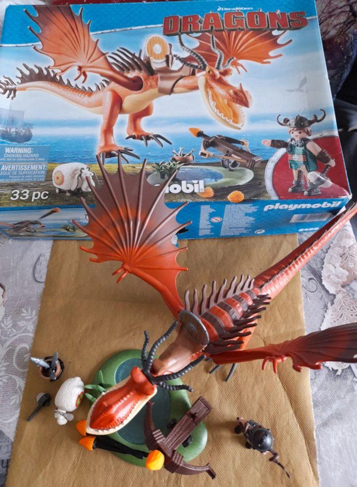 Rare Playmobil Collection Dragon par delà les rives 9459 - photo numéro 4