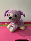 Peluche chien « violet »