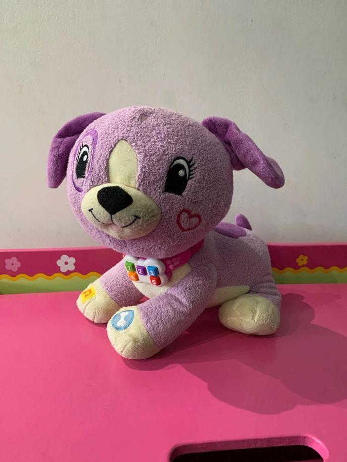 Peluche chien « violet » - photo numéro 1