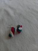 Boucles d'oreilles guimauve  en fimo