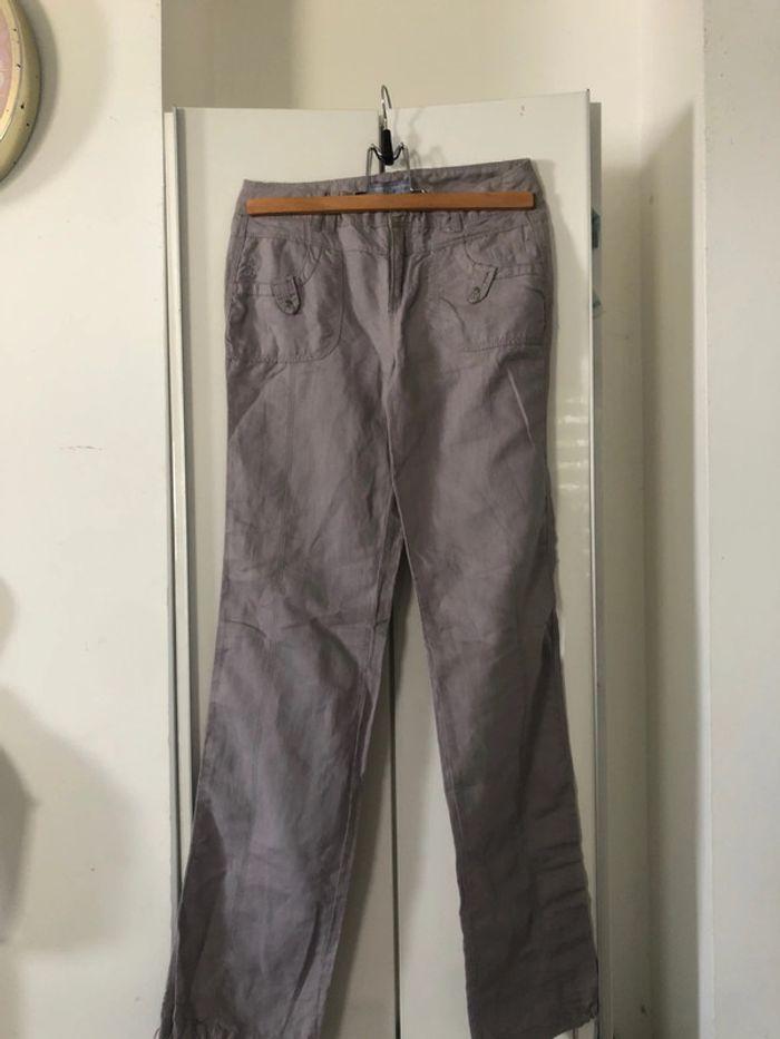 Pantalon léger lin . Taille 36 - photo numéro 1