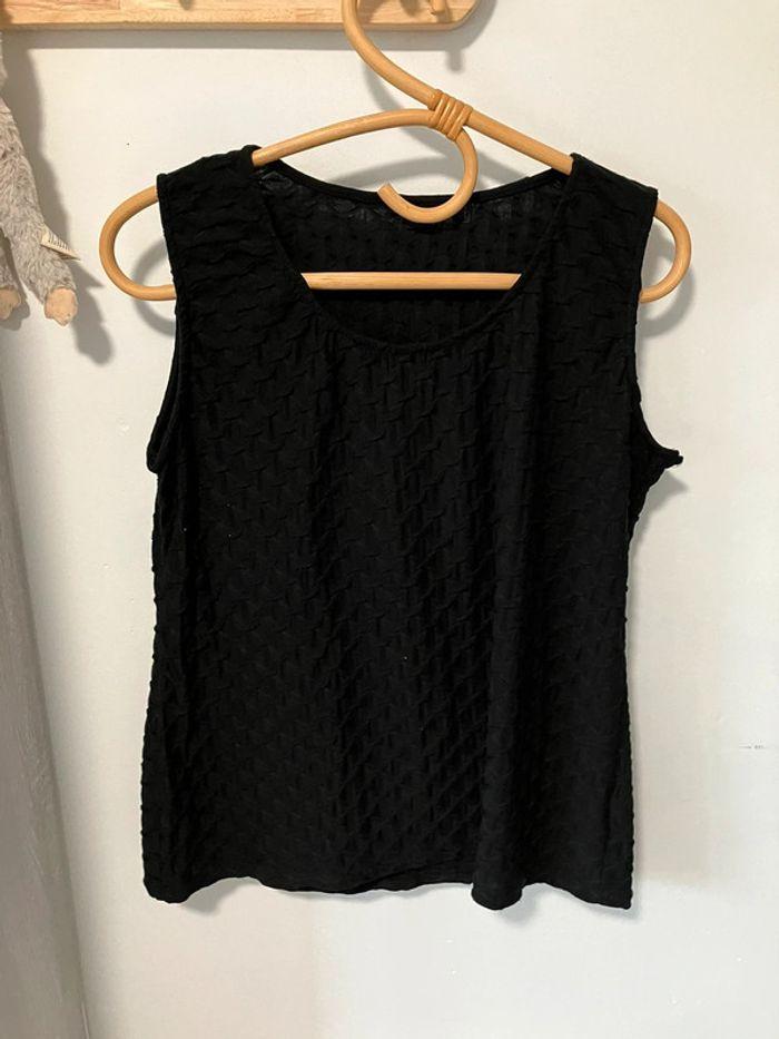 Lot de 2 débardeurs noir pour femme taille XL - photo numéro 2