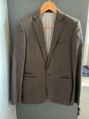 Veste costume gris homme