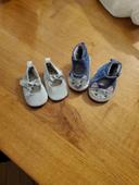 Lot de 2 paires chaussures bébé