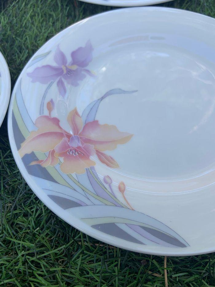 Assiettes art nouveau H fine China - photo numéro 4