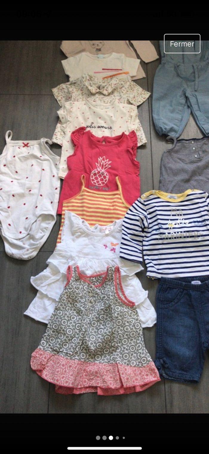 Gros lot de vêtements fille 12 mois - photo numéro 3