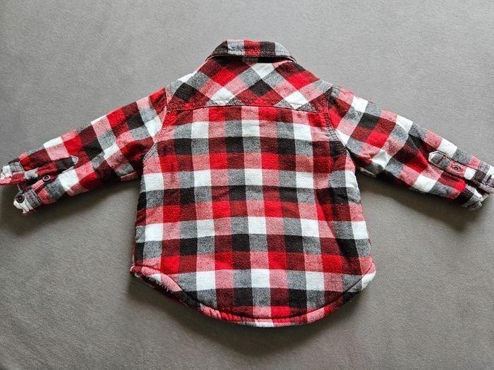 Chemise à carreaux doublé/veste - photo numéro 2