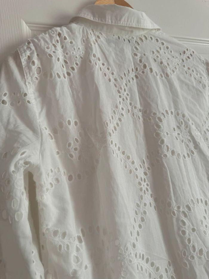 Robe broderie anglaise ajourée blanche - photo numéro 6