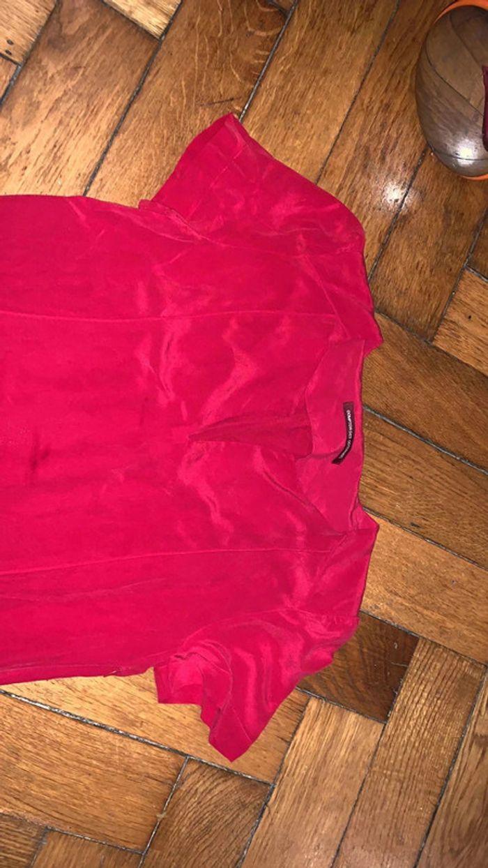 Robe soie comptoir des cotonniers T38  Rouge - photo numéro 2