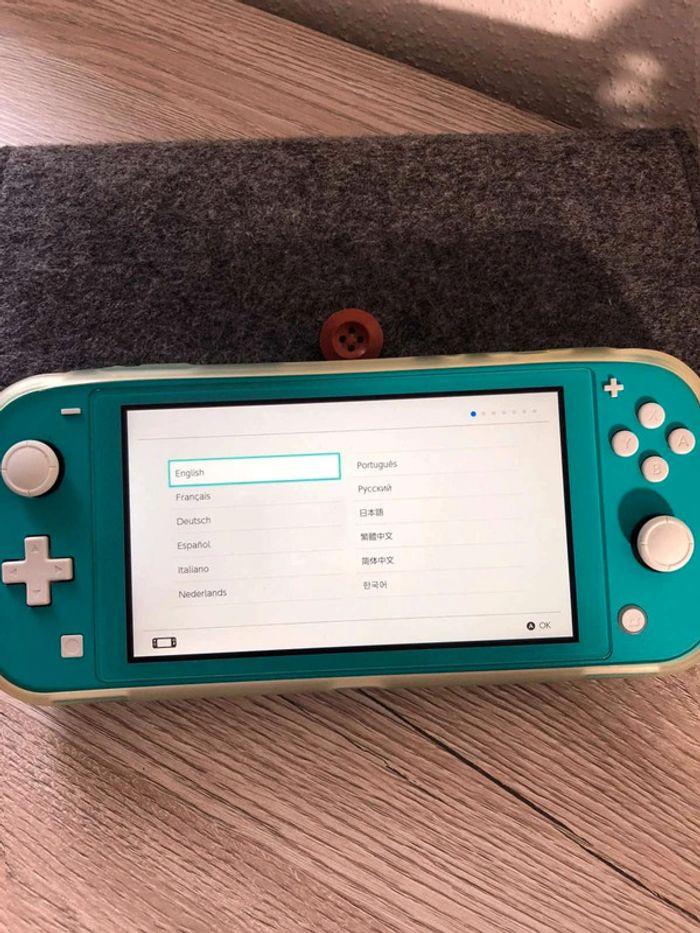 Nintendo switch  lite  turquoise - photo numéro 16