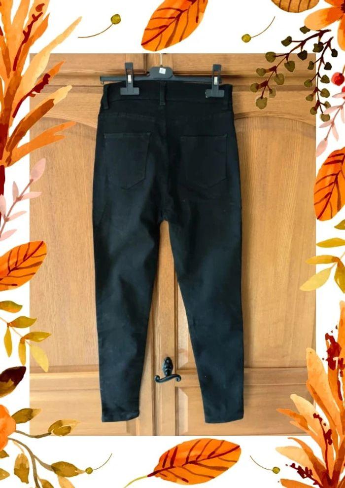 Pantalon jeans slim noir 34/36 neuf - photo numéro 2