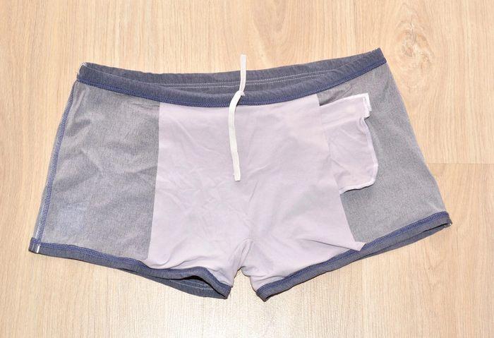 maillot de bain homme taille XL jolidon gris clair - photo numéro 4