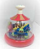 Carousel carrousel manège cheval chevaux horse vintage bébé baby jouet playgo tourne plush turn