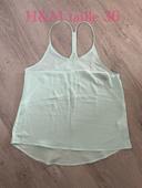 Débardeur top fluide vert clair pastel dos nageur croisé H&M taille 36