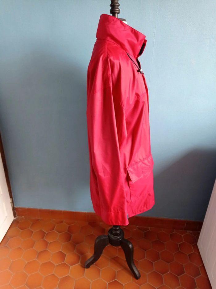 Imperméable rouge doublé homme/Femme taille L - photo numéro 9