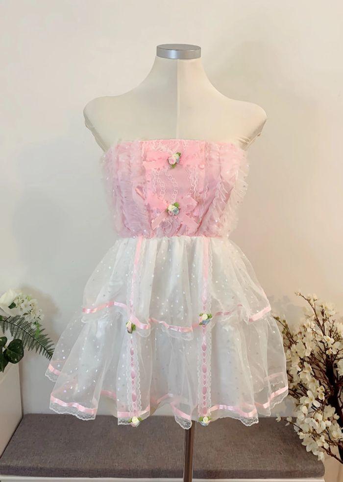 Dress Robe Pink Barbie Cute Kawaii Princess Lolita Manga Anime Cosplay - photo numéro 3