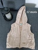 Blouson à capuche sans manches Obaibi