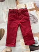 Pantalon rouge 6 mois