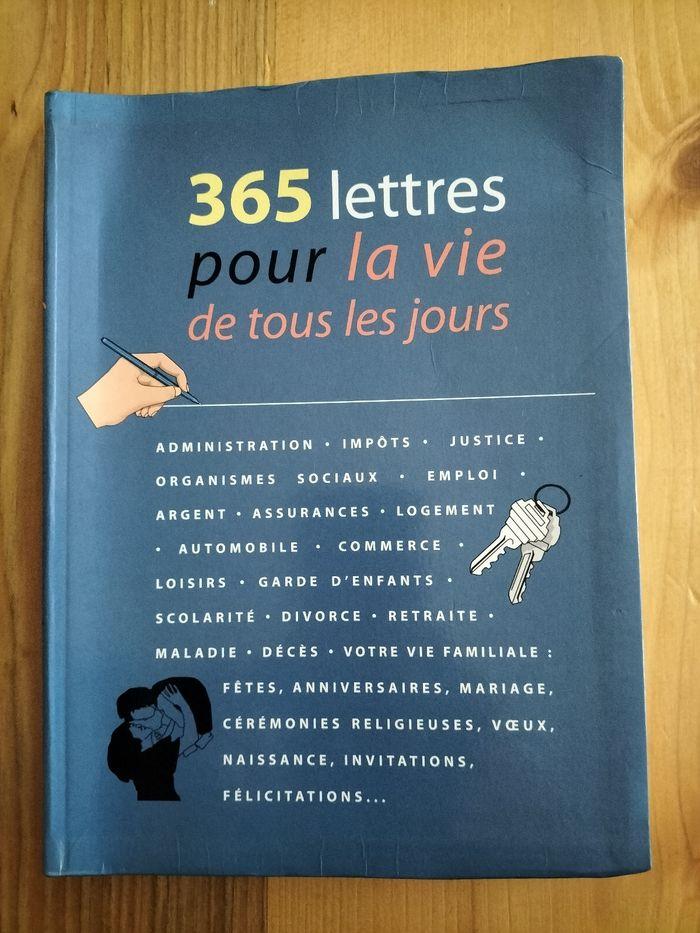 Livre " 365 lettres pour la vie de tous les jours "