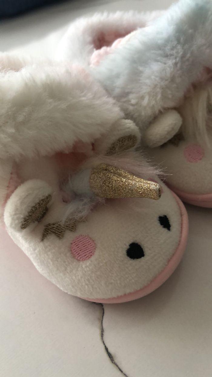 Chaussons licorne fourrés tout doux - photo numéro 2