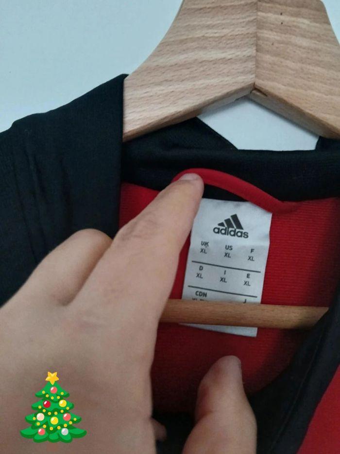 Gilet zippé adidas XL rouge et noir - photo numéro 5