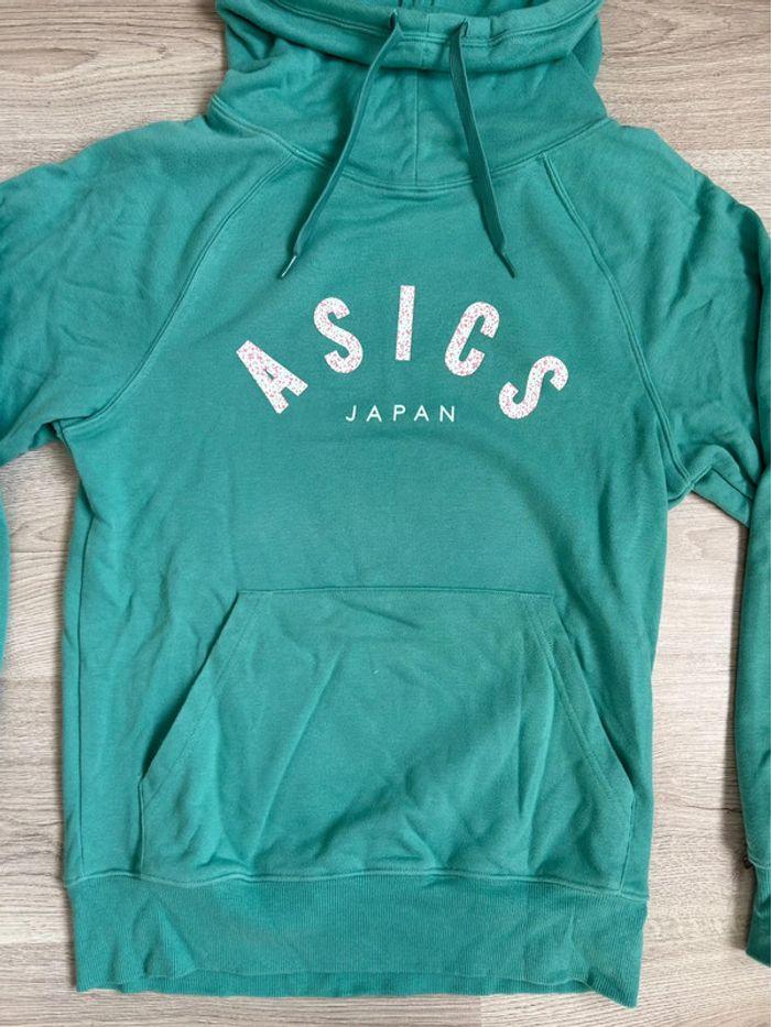 Sweat-shirt capuche Asics femme M - photo numéro 2