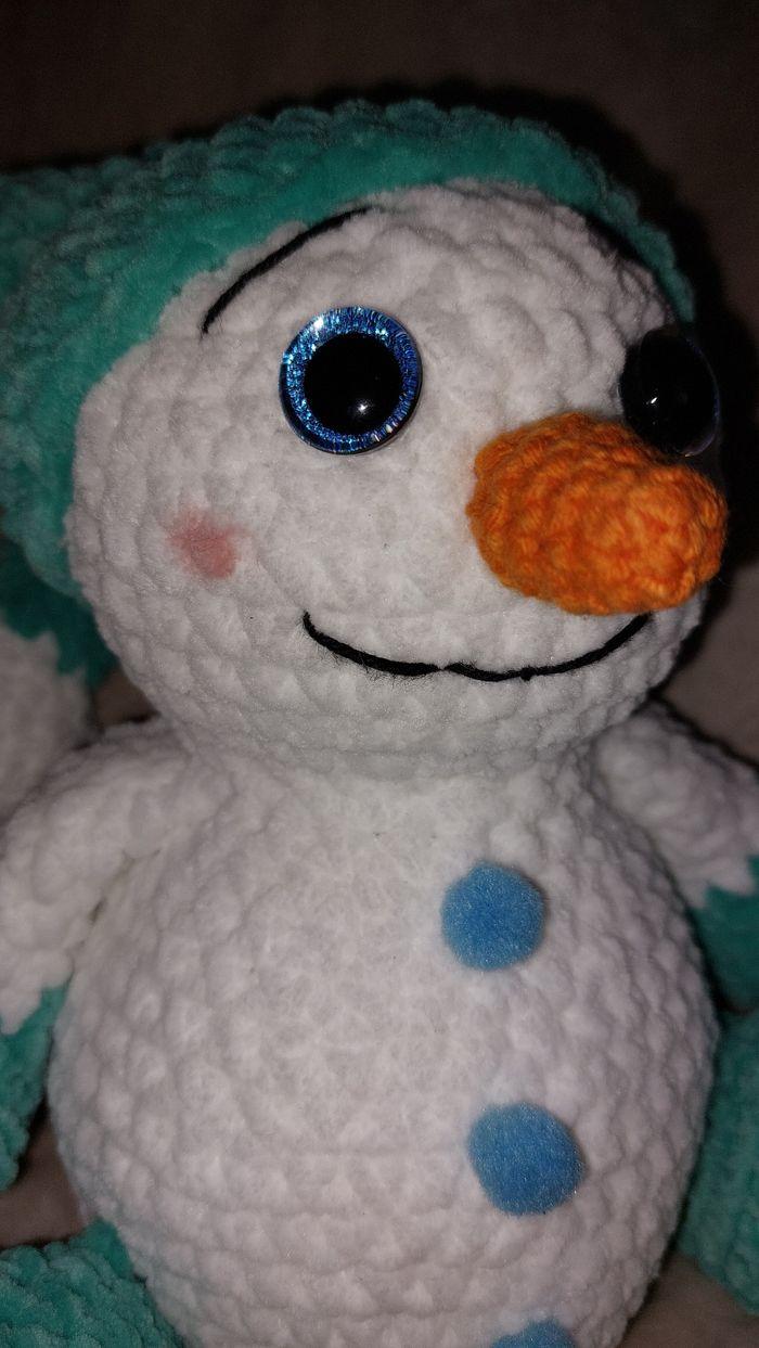 Bonhomme de neige turquoise - photo numéro 9