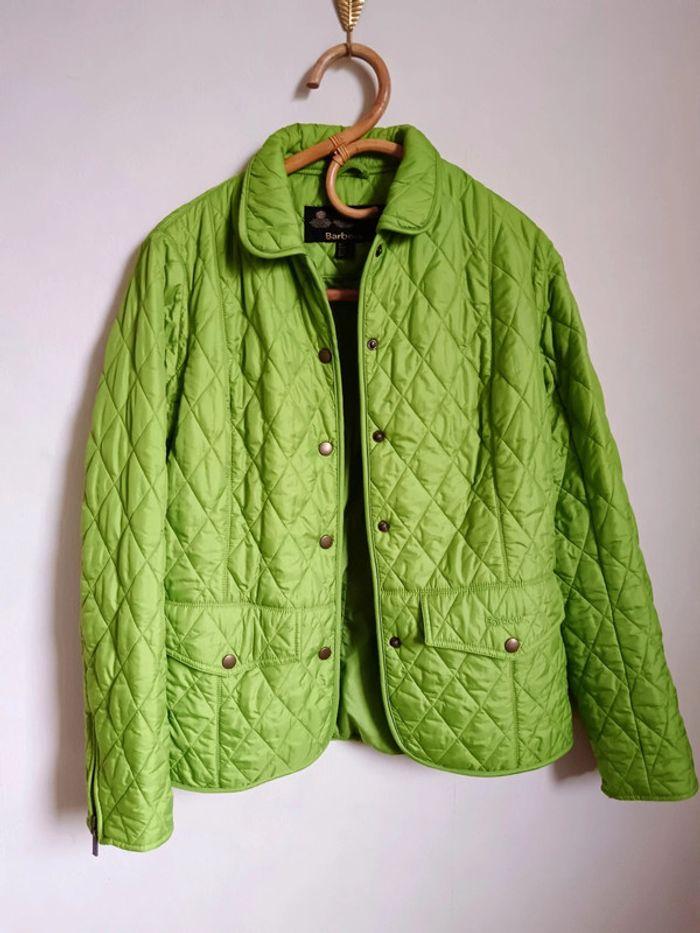 Veste matelassée vert pomme | Barbour | t. 40 - photo numéro 7