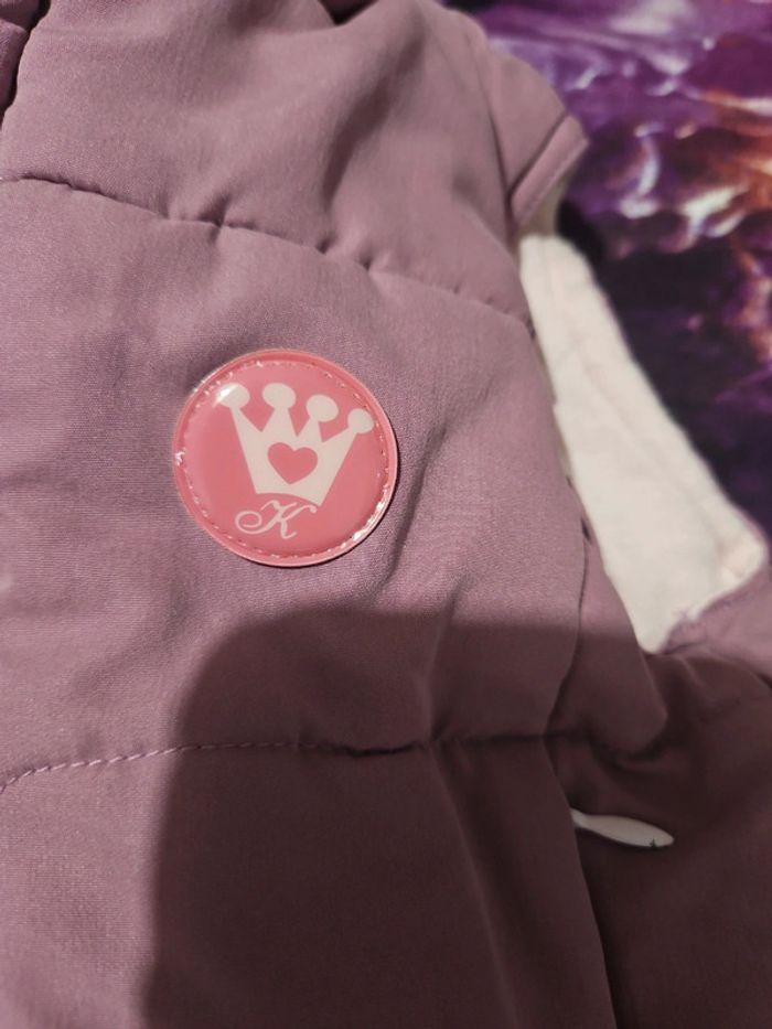 Veste sans manche kimbaloo 18mois violette et rose - photo numéro 5