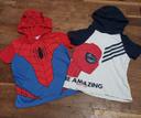 Deux T-shirts Spiderman