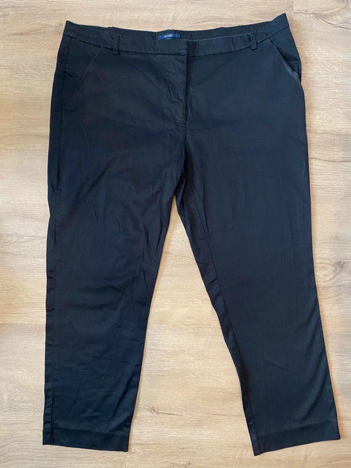 Pantalon chino court noir Kiabi taille 3XL / 46 - photo numéro 2