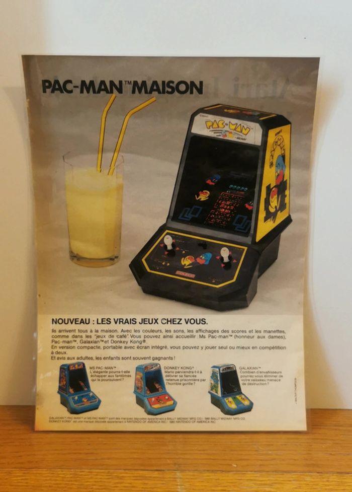 Ancienne publicité pac man - photo numéro 1